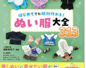 You can absolutely make it even if it's your first time! Encyclopedia of sewing clothes 313＋Free shipping from Japan!  Japanese Craft Book