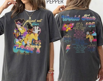 Powerline Stand Out Tour Shirt, Retro Disney Powerline Shirt, Goofy Movie Shirt, Powerline World Tour Shirt, Comfort Colors Shirt
