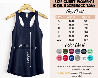 Women's Ideal Racerback Tank, Unisex Jersey Tank for all listings.