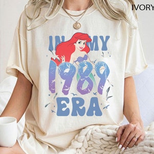 Ariel Shirt, The Eras Tour Shirt, 1989 Ariel's Version Shirt, Little Mermaid Ariel  Shirt, Disney World Shirt, Disney Vacation Shirt