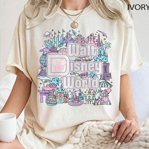 Walt Disney World Comfort Colors Shirt, Disney Mickey and Friends Shirt, Magic Kingdom Shirt, Disneyworld Shirt, Disneyland Shirt