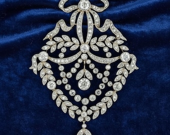 Broche Ancienne Française - Bijou Vintage - Occasion (pièce Rare)