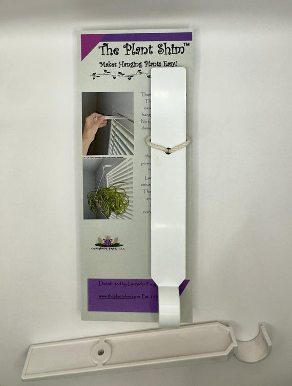 The Plant Shim - Makes Hanging Plants Easy! No-drill Hanging Plant  Bracket/damage-free Window Plant Hanger/eco-friendly & Made in USA/ SALE! -  Etsy