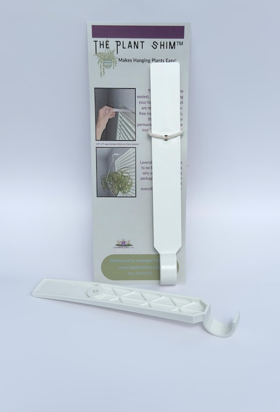 The Plant Shim  Makes Hanging Plants Easy! No-drill Hanging Plant Bracket  | Damage-free Window Plant Hanger | Eco-friendly & Made in USA - Etsy