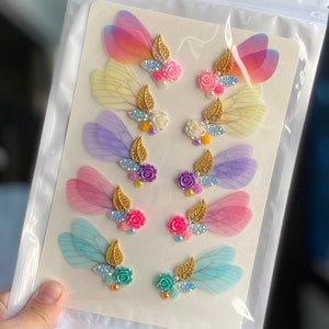 Butterfly Eyelashes | Face painting blings - Fairy Wings｜ Face sticker | Face Bling | Festival face gems