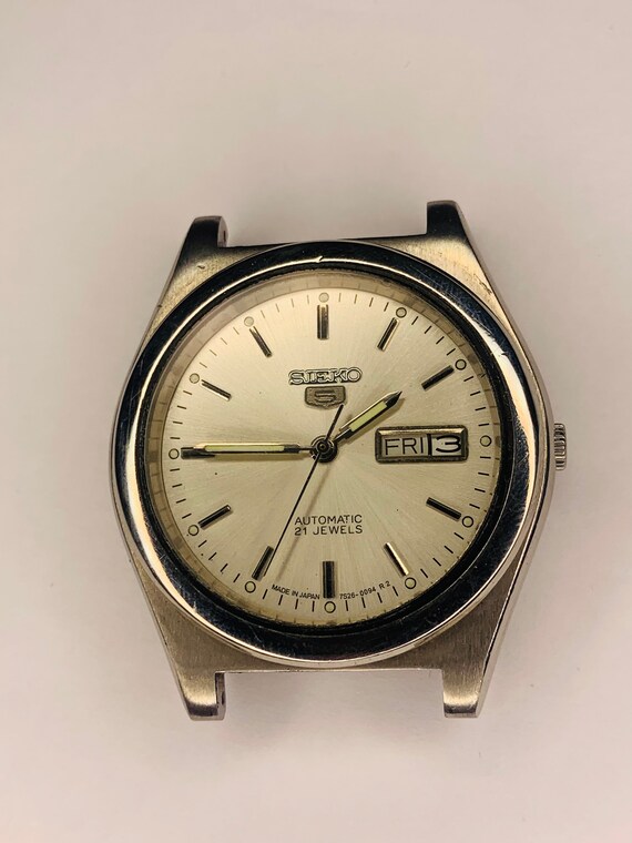 Vintage Seiko 5 21 Jewels 6309-8800 Automatic Watch Need - Etsy Finland