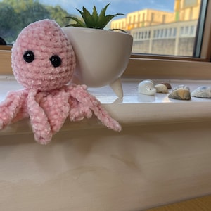 Pink Fluffy Squid