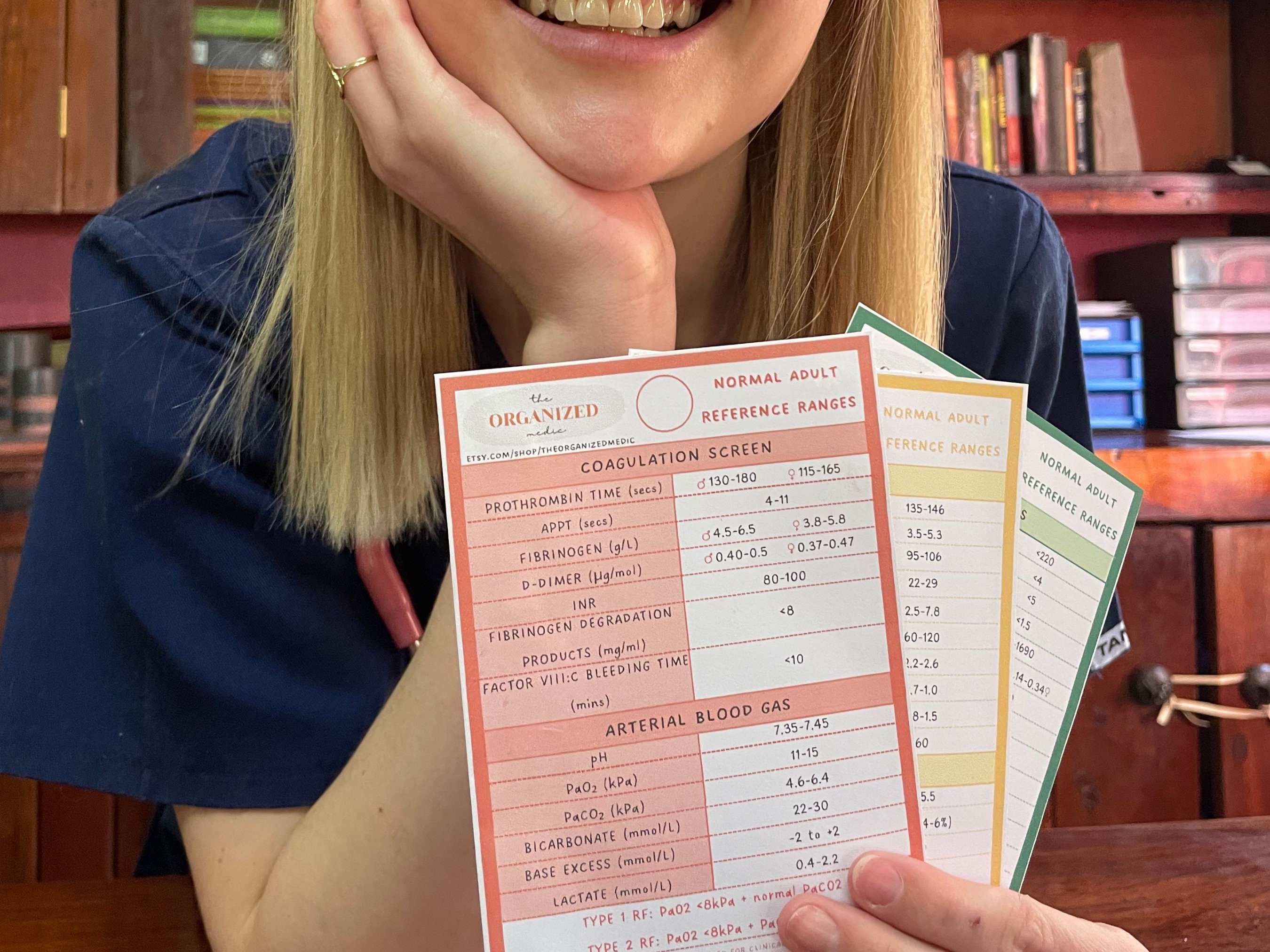 Printable Lab Values Reference Cards for Healthcare (PDF Download) - Etsy