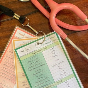 Printable Lab Values Reference Cards for Healthcare (PDF Download) - Etsy