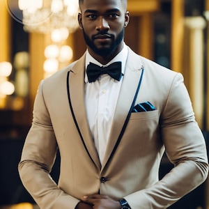 Mens blazer with piping discount