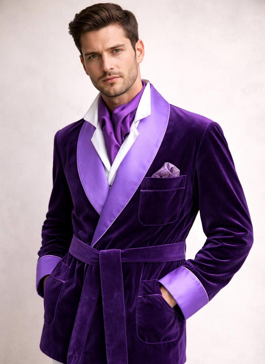 Silk Smoking Jacket - Etsy