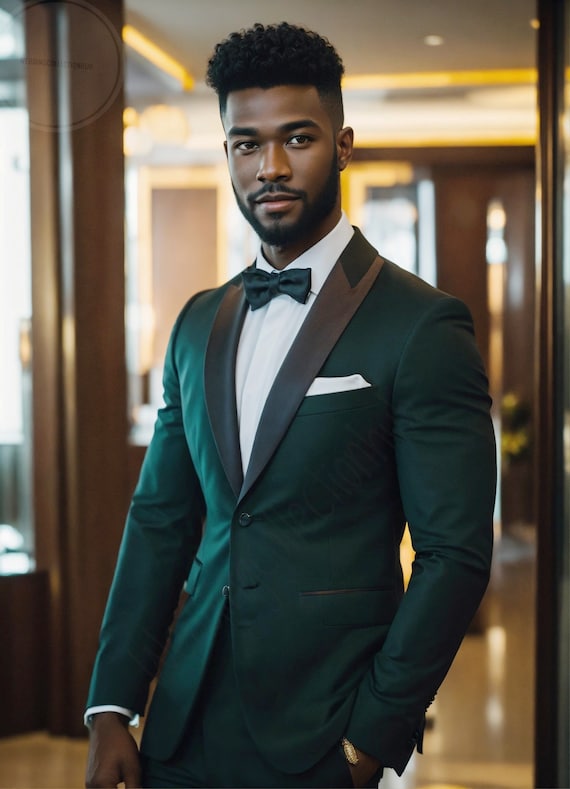 Buy Men Suit Wedding Party Wear Green One Button Tuxedo Suit Men Romantic Grooms Wear Best Fit Classy Suits Online in India Etsy