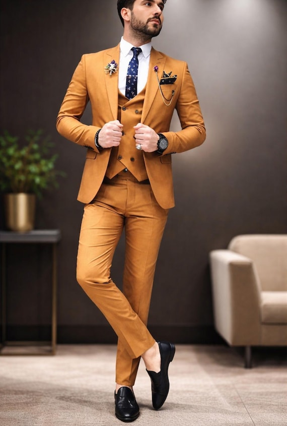 open lace back dress Casual Linen Beach Suit Wedding Groom Classic Prom Dress Men Party Wear with 2 Pieces