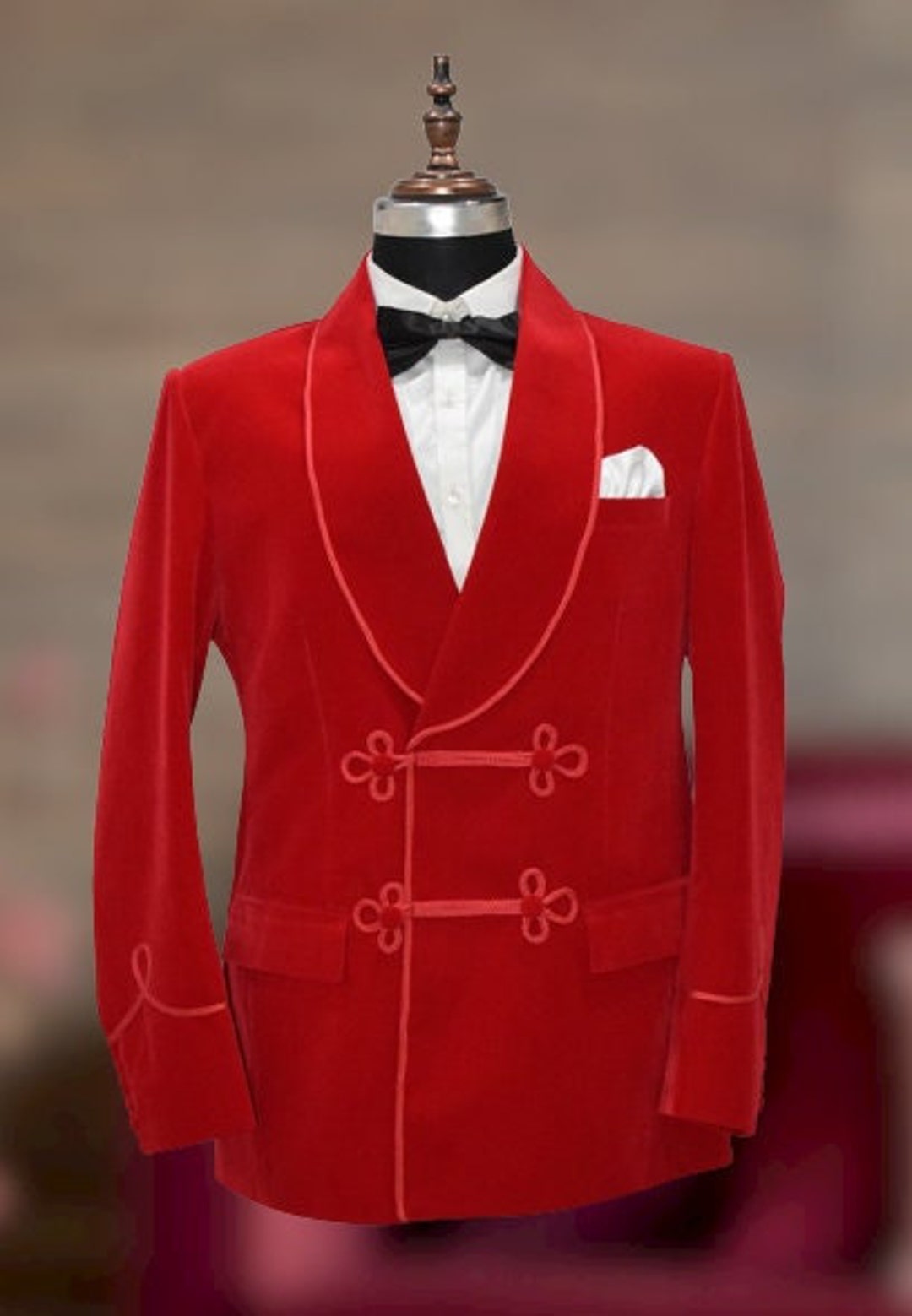 Costume Smoking Humoristique De Noël Pour Homme - Veste Imprimée Festivités, Mariage Décalé, Fête Cosplay - 9