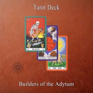 B.O.T.A. Builders of the Adytum Tarot deck HQ cards images to print your own deck - complete with Back image