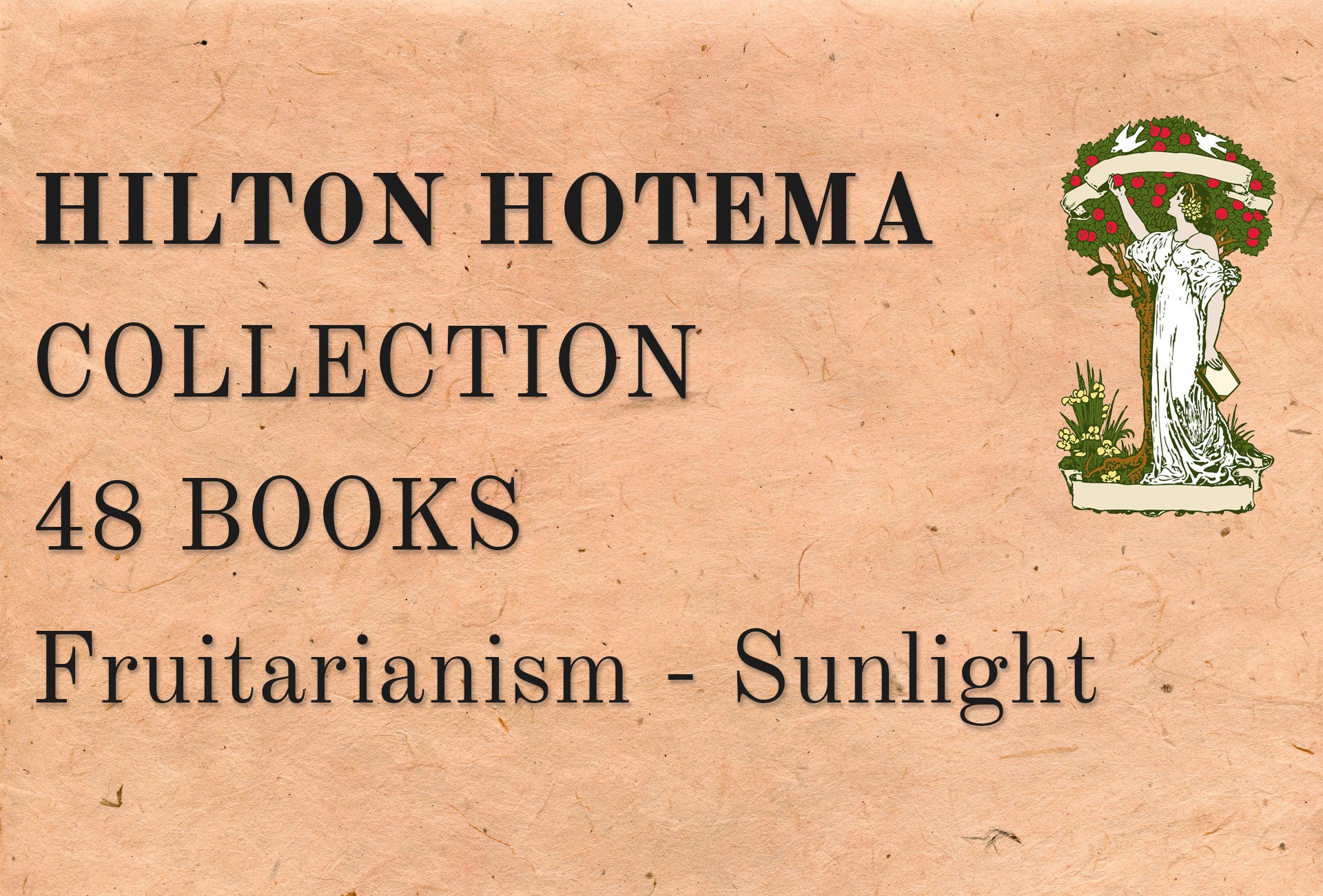 Hilton Hotema Books Collection 48 Books Sungazing Fruitarianism Vegan Etsy