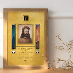AMORC Master Kuthumi Ascended Master Portrait | Rosicrucian Digital Download