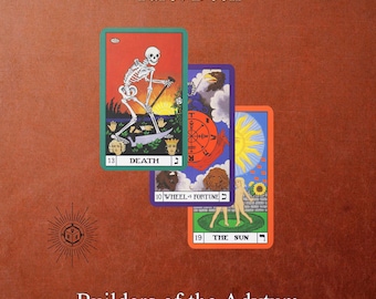 BOTA Collezione Completa 7 in 1 / Costruttori del Mazzo di Tarocchi Adytum Cubo dello Spazio Albero della Vita Flashcard Bundle