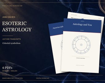Ann Davies Astrologielezingen: 6 doorzoekbare PDF-transcripten, 84 pagina's