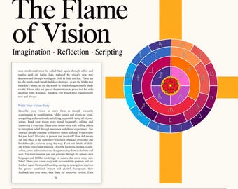 De Vlam van Visie: Rozenkruisers-geïnspireerd manifestatie-e-boek en werkbladen