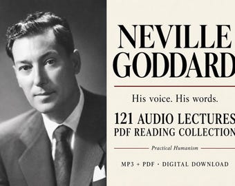 Neville Goddard Collectie: 121 audiolezingen en pdf-boeken, digitale download