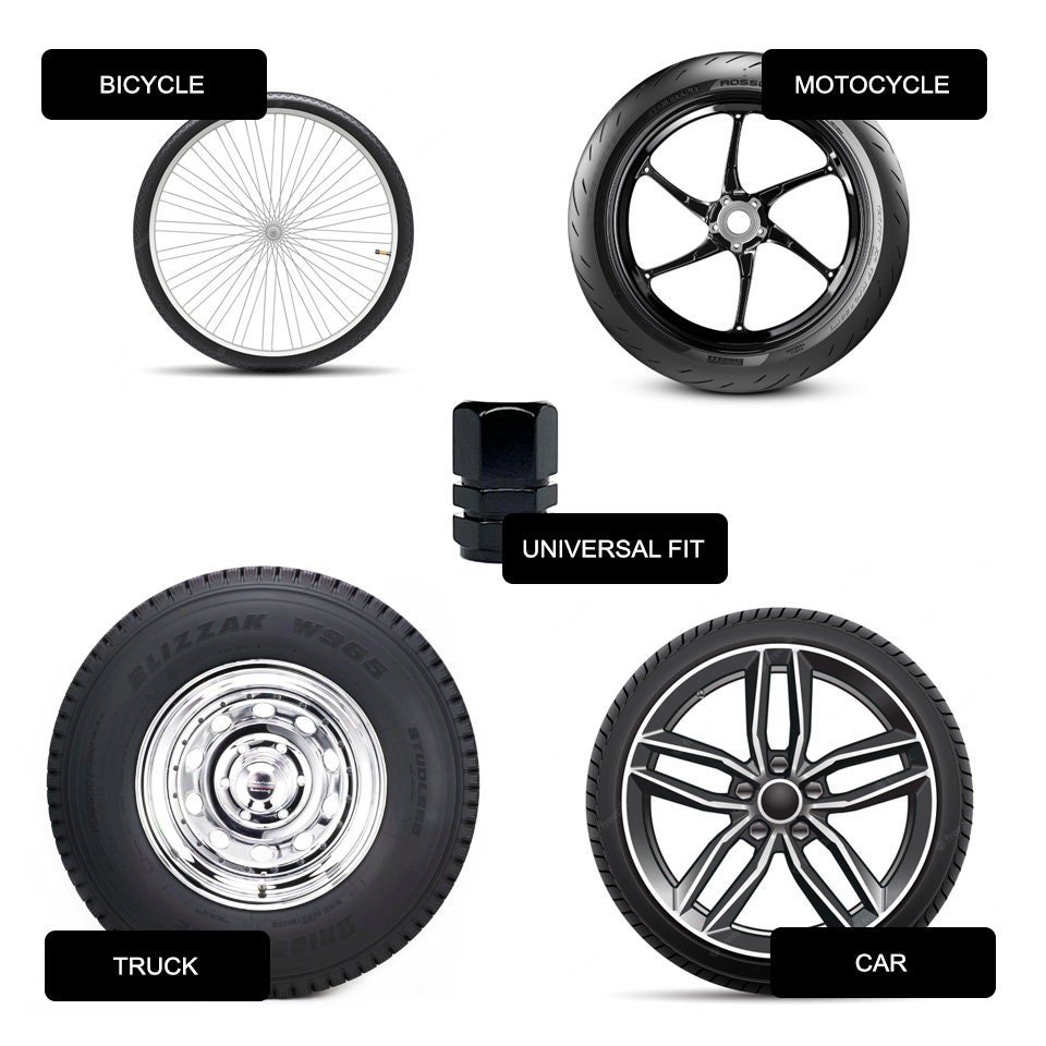 NEW 4 Pcs KIT BBS Valve Stem Caps Corrosion Resistant Alloy Tire Valve