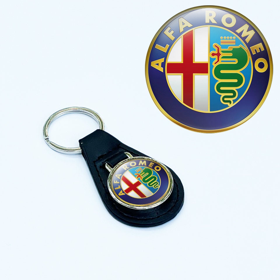 Alfa Romeo Schlüsselanhänger Metall Key 156 Stelvio Giulia