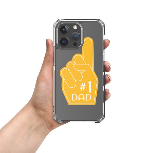 Number #1 Dad Foam Finger Phone Case by Botany Bound Designs - The Perfect Gift for Fathers!