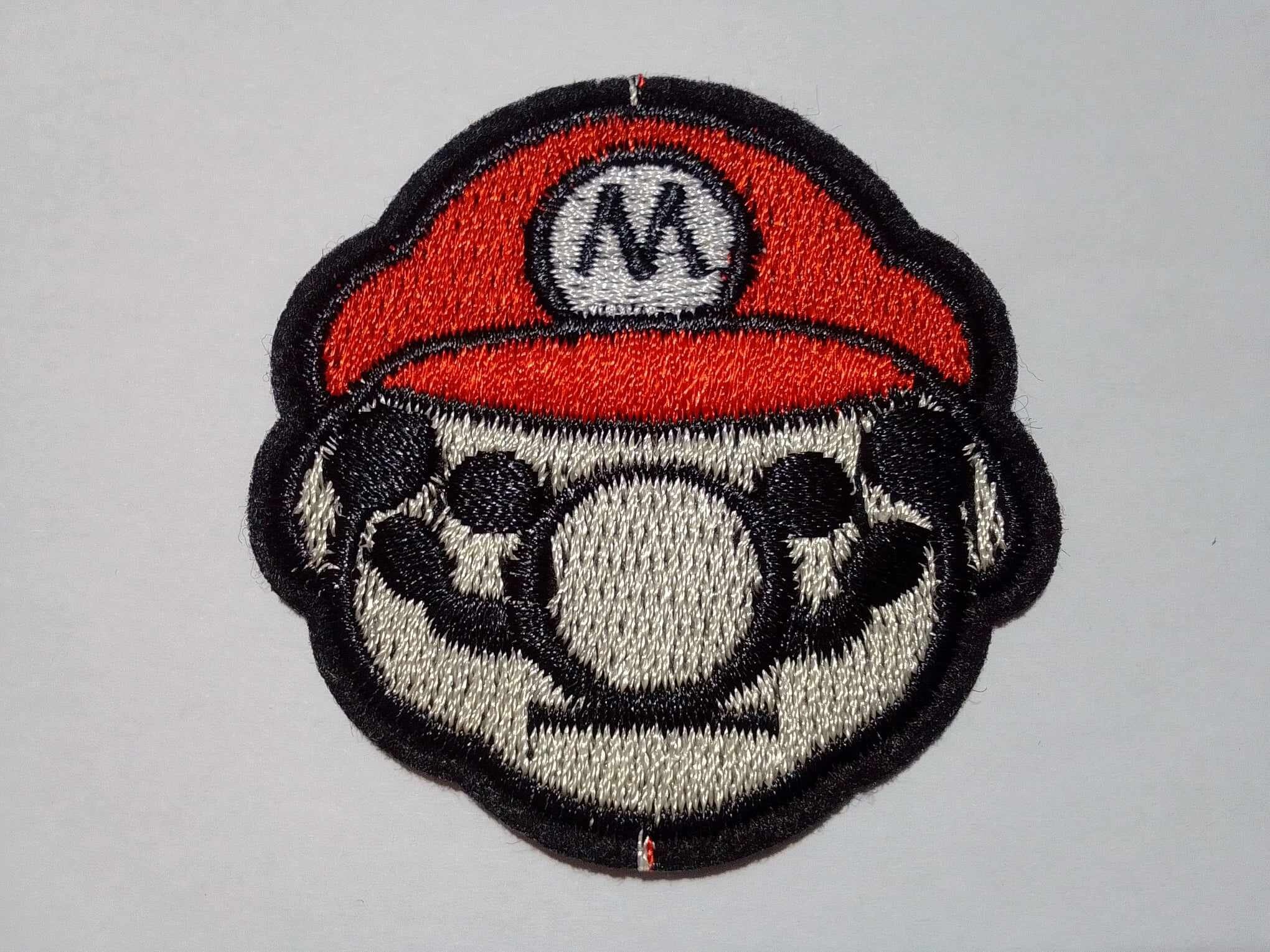 Super Mario Iron on Applique, Super Mario Iron on Patch, Ironon