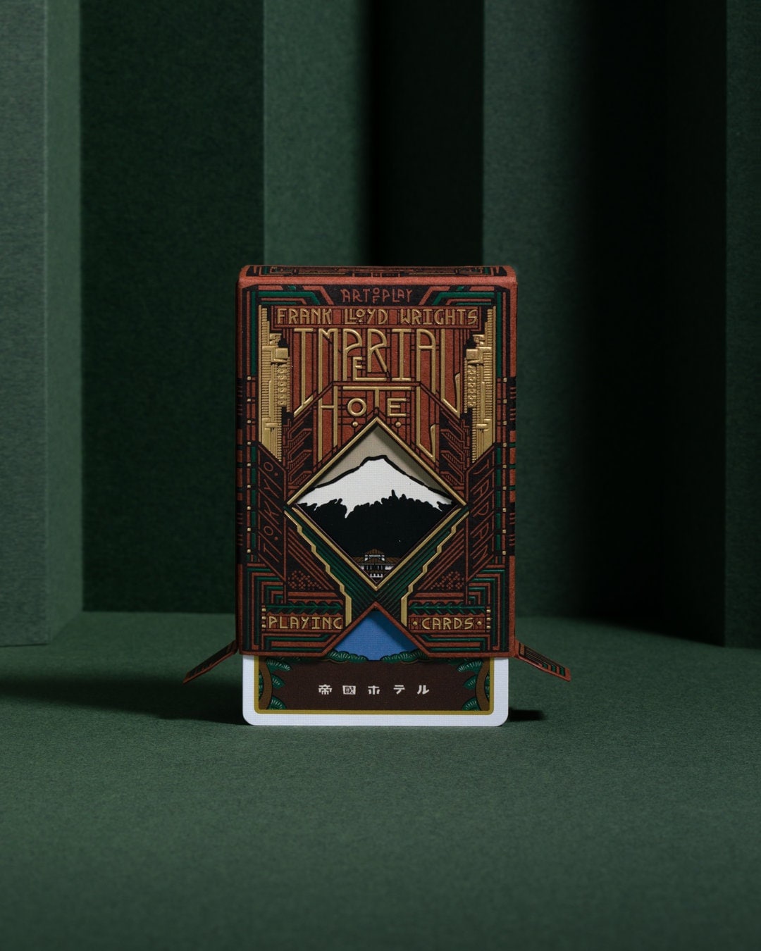 Official Imperial Hotel Architecture Inspired Luxury Poker Playing Cards - Frank Llyod Wright