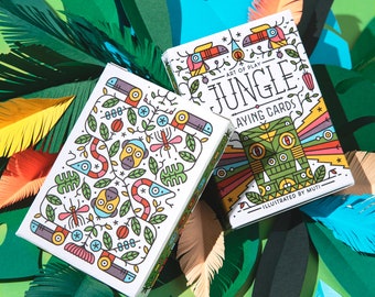 Jungle Einzigartige Custom Poker Spielkarten