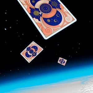 Cartes à jouer de poker spirituelles de luxe Lady Moon image 2