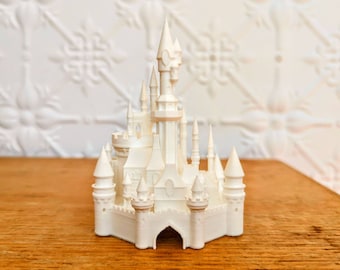 シンデレラ城（非点灯） - ケーキトッパー - 3Dプリント - ミニチュア