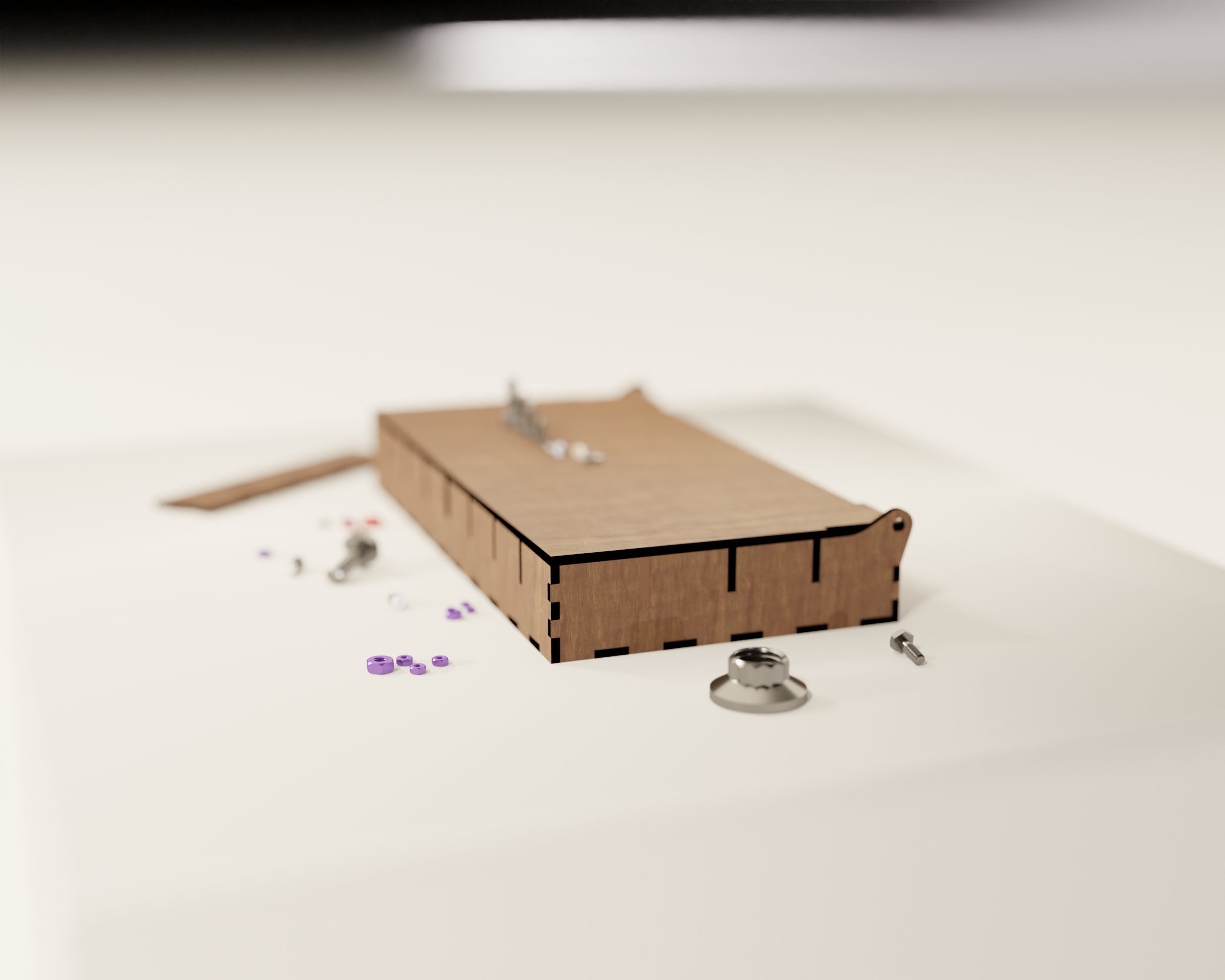 Training Material Box File Modular Organiser Box With a Lid for Small Items Svg / Workshop Box Dxf ...