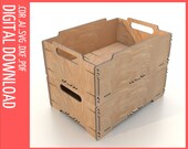 Toolbox wooden Laser cut files, cnc files | Storage box organizer SVG | Glowforge cnc files Laser | Box svg laser project dxf vector