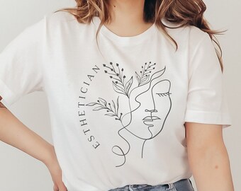 Esthetician Shirts, Tshirt For Esthetician, Esthetician Gifts, Future Esthetician Tshirt, Gifts For Aesthetician, Esthetician Business Tees