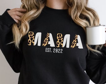 royal blue leopard sweater