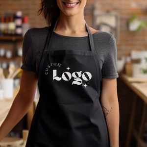 Customized Logo Nail Tech Apron Hairstylist Apron Esthetician Apron Personalized Name Spa Uniform Beauty Professional Gift Custom Salon Wear
