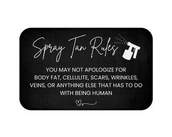 Spray Tan Tent Mat: Washable Microfiber Overspray Rug, Mobile Business