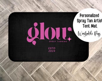 Spray Tan Artist Tent Mat Spray Tan Artist Supplies Esthetician Supplies Mobile Spray Tanning Mat Overspray Anti-Slip Mat Spray Tan Tent