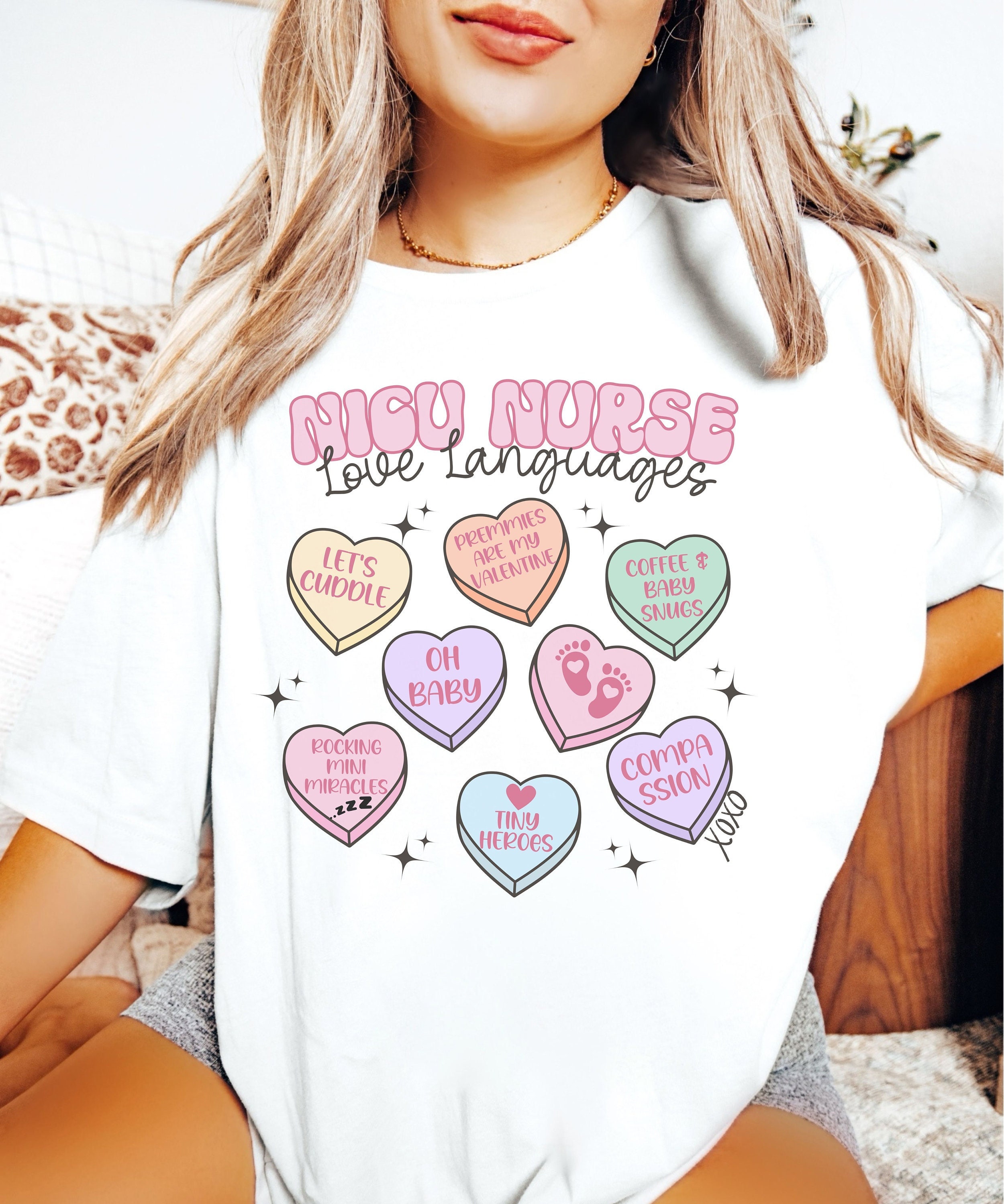 NICU Nurse Valentines Shirt Neonatal ICU Nurse Valentine Day Group Tees Neonatal Intensive Care Unit Nurse Tshirt NICU Nursing Shirts