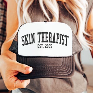 Personalized Esthetician Trucker Hat Esthetician Cap Skinfluencer Year Esthetician Marketing Hat Esthetician Accessories Esthetician Gifts