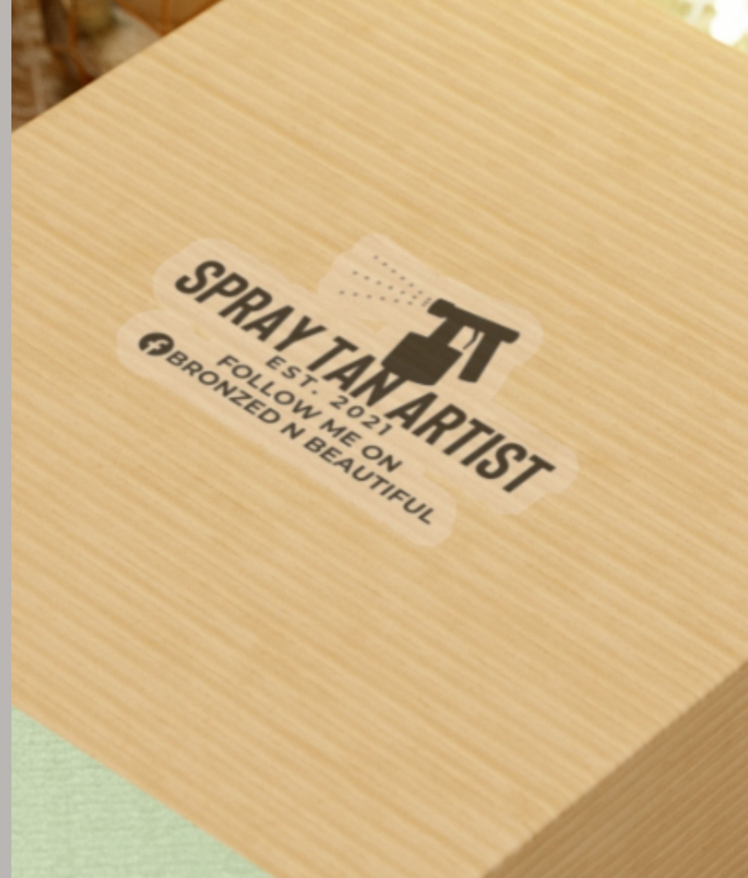 Custom Spray Tan Artist Sticker, Spray Tan Tech Stickers, Spray Tan ...