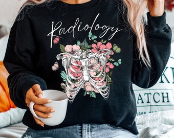 Xray Tech Sweatshirt, Xray Tech Gifts, Skeleton Sweatshirt, Xray Technologist Sweater, Rad Tech Grads, Unisex Rad Tech Tech Sweatshirt