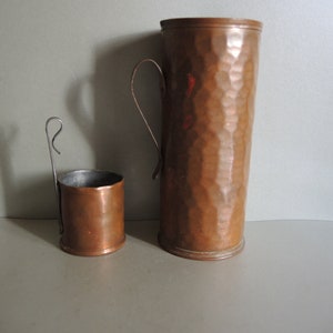 Handmade measuring cups – Vintage French Copper