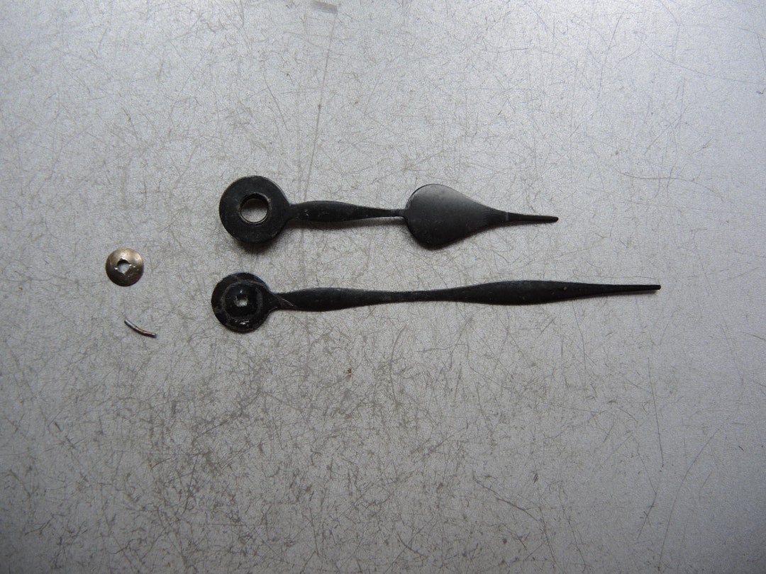 Set of Antique Solid BRASS Clock Hands From Junghans Movement / German