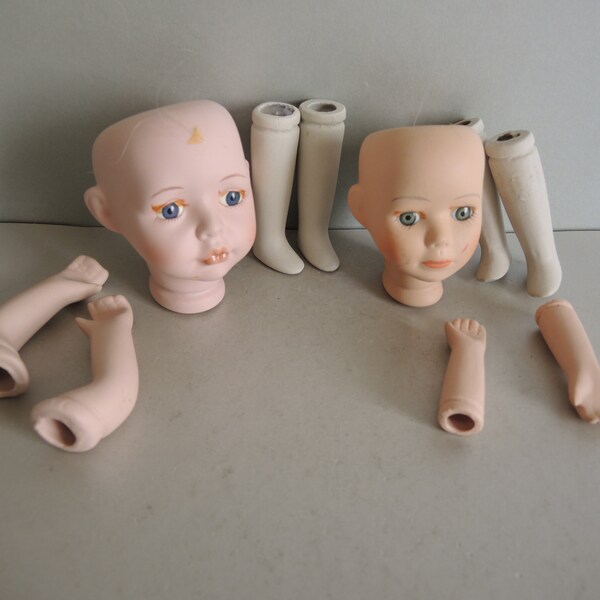 Porcelain Doll Parts Etsy