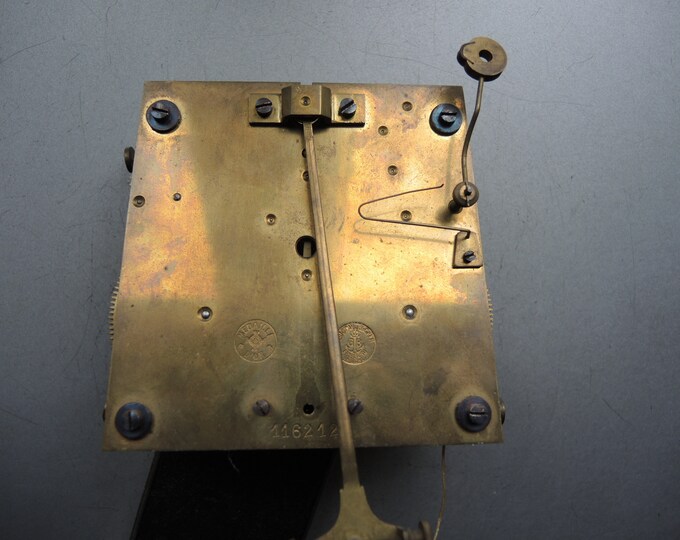 Antique 2 Weight Vienna Regulator Clock Solid Brass Movement Gustav