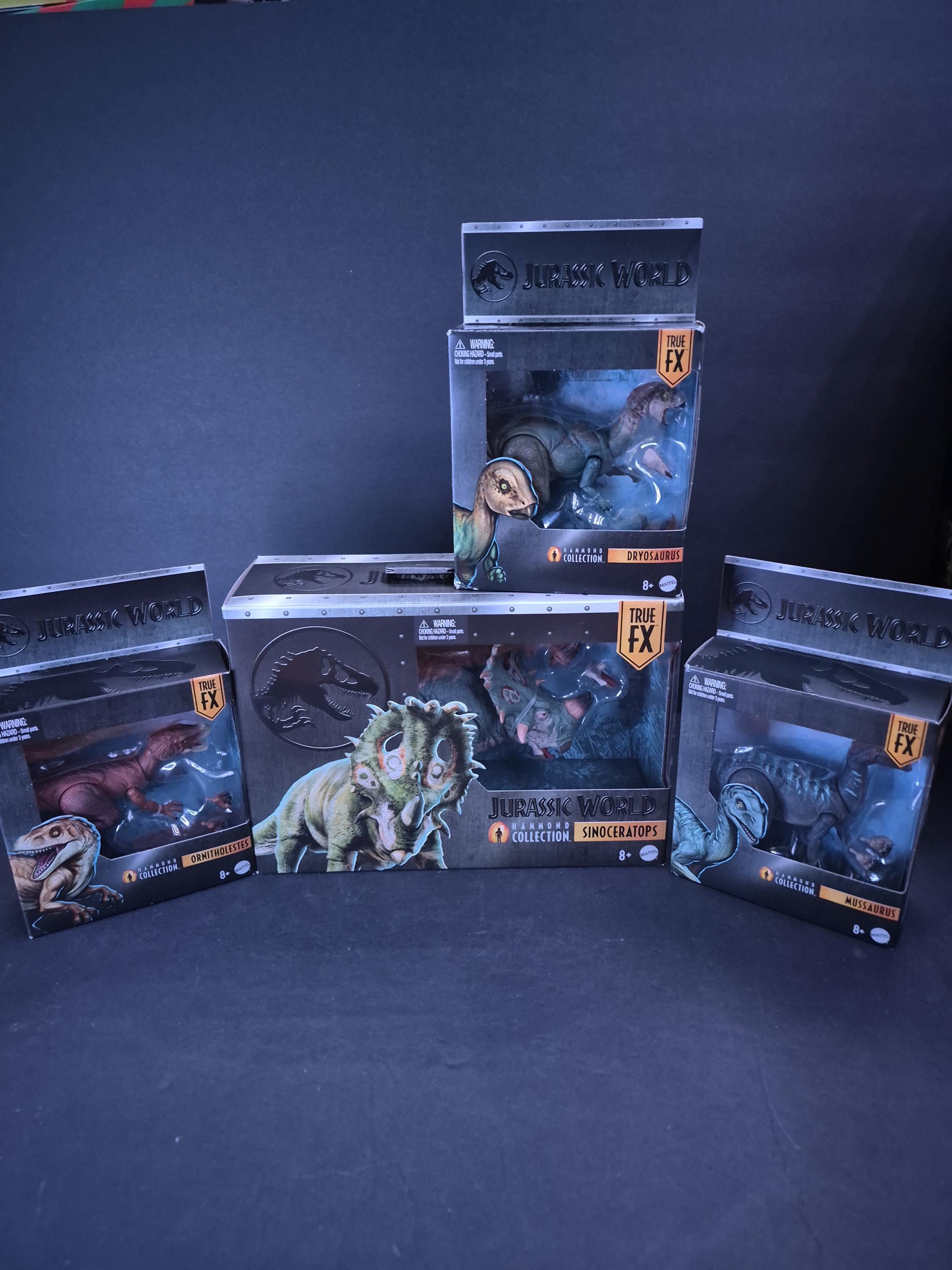MAGNETOE Jurassic Hammond Collection - Action figure di Stegosauro Lost World