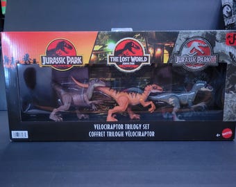velociraptor trilogy set